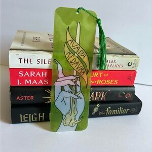 Avada Kedavra Wand Handmade Bookmark